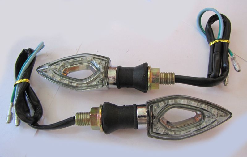 Указатели поворота светодиодные (пара) MINI-S-LED-8 универсальные