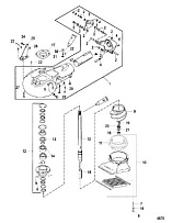 Топливный насос в сборе 2-Х ТАКТНОГО ПЛМ MERCURY 75 Серийный номер от 1B000000 и выше