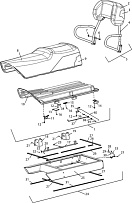 Сиденье С40103640 снегохода ТАЙГА ВАРЯГ 550 V
