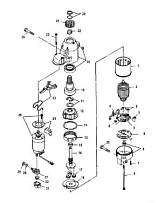 Стартер 4-Х ТАКТНОГО ПЛМ MERCURY 115 Серийный номер от 0T178500 до 0T800999