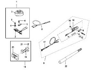 Вспомогательные части 4-Х ТАКТНОГО ПЛМ MERCURY 4 Серийный номер от 0P401000 и выше