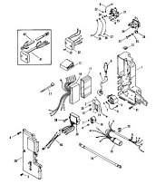 Электрические компоненты (50/60) 2-Х ТАКТНОГО ПЛМ MERCURY 50EO Серийный номер от 9683055 до 9885344