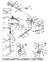Топливный насос 2-Х ТАКТНОГО ПЛМ MERCURY 75 Серийный номер от 0D283222 до 0G760299