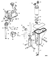 Паросепаратор 4-Х ТАКТНОГО ПЛМ MERCURY 40 Серийный номер от 1C049739 и выше