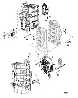 Электрические компоненты 4-Х ТАКТНОГО ПЛМ MERCURY 80 Серийный номер от 1B366823 и выше