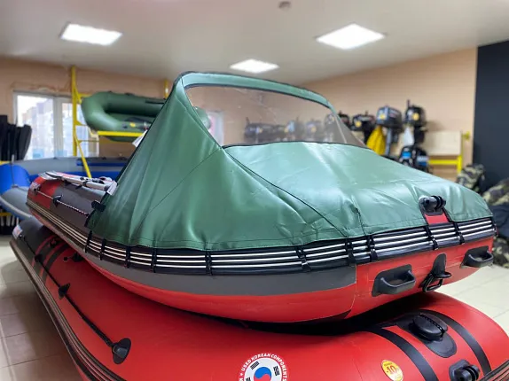 Носовой тент MISHIMO 370 LITE/PRO/LITE DF зеленый