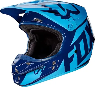 Мотошлем Fox V1 Race Helmet Navy